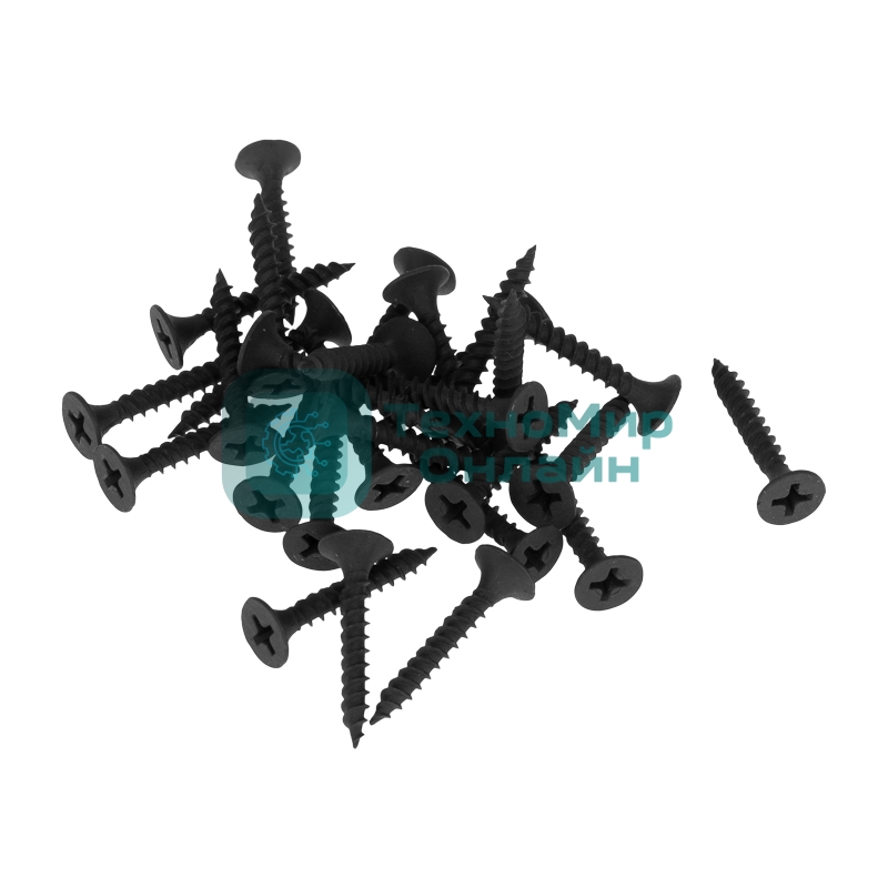 Саморез гипсокартон-металл Kranz 3.5х25, пакет (50 шт./уп.)