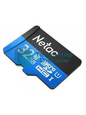 Флеш карта microSDHC 32Gb Netac P500 NT02P500STN-032G-S (без SD адаптера) 80Mb/s