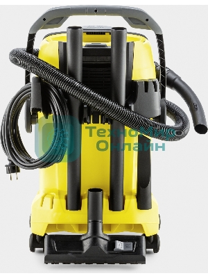 Строительный пылесос Karcher WD 5 V-25/5/22 желтый, 1100 Вт, уборка сухая/сбор воды, пылесборник мешок/контейнер, 25 л