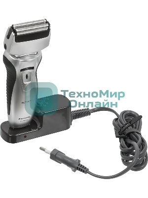 Электробритва сетчатая Panasonic ES-RW30S реж.эл.:2 питан.:аккум. серебристый