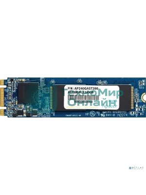 Накопитель SSD Apacer AST280, 240Gb, M.2 2280, SATA III, R/W 520/495