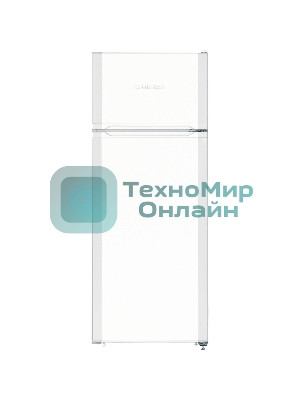 Холодильник Liebherr CTE 2531-26 001 белый двухкамерный 189/44л морозилка сверху