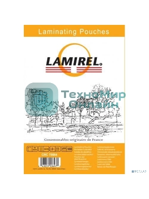 Пленка для ламинирования Fellowes 125мкм (100шт) глянцевая65x95мм Lamirel LA-7866401 (LA-78664)