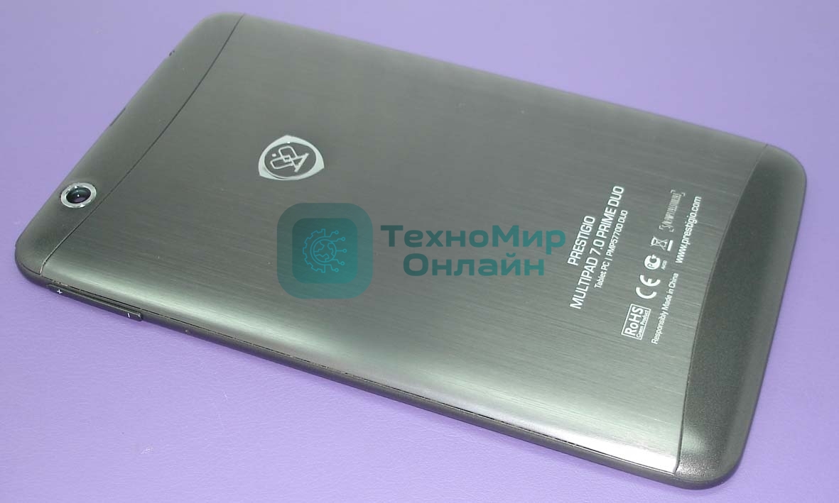 Задняя крышка для Prestigio Multipad 7.0 Prime Duo серебристый