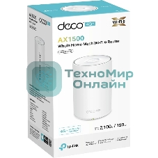 Mesh-модуль TP-Link Deco X10-4G(1-pack) AX1500 с поддержкой 4G+