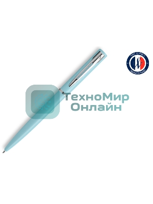 Ручка шариковая Waterman Graduate Allure Pastel Colors (2105224) Baby Blue Lacquer M син. черн. подар.кор.