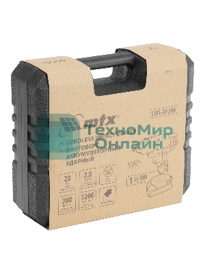 Винтоверт ударный аккумуляторный MTX CIDS-20-280, Li-Ion, 20 В