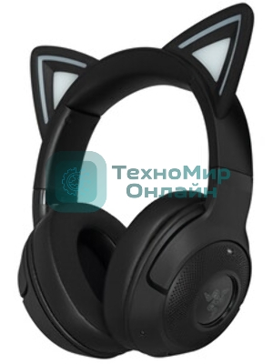 Гарнитура Razer Kraken Kitty V2 BT чёрный, беспроводная, Bluetooth, подсветка Razer Chroma RGB