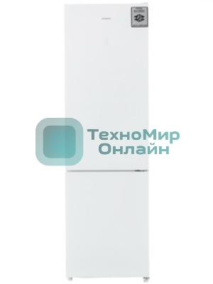 Холодильник Maunfeld MFF200NFW белый двухкамерный инвертор 271/106 л морозилка снизу, No Frost