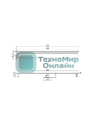 Трап линейный РМС ТЛ-01-80х7