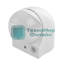 Детектор движения ДД 010 1100Вт угол. обз. 180град. IP44 бел. IEK LDD10-010-1100-001