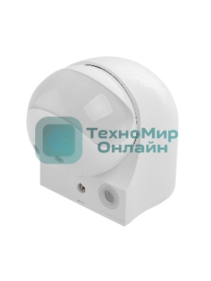 Детектор движения ДД 010 1100Вт угол. обз. 180град. IP44 бел. IEK LDD10-010-1100-001
