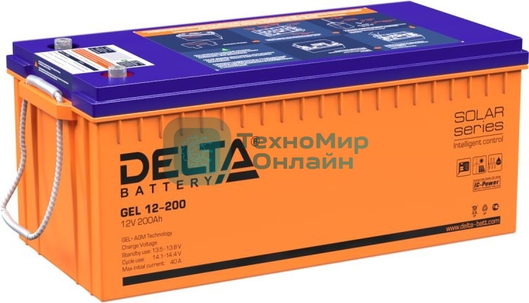 Батарея для ИБП Delta GEL 12-200 12В 200А·ч