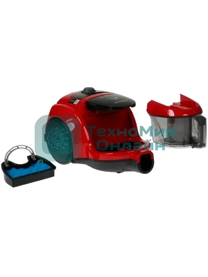 Пылесос Samsung VCC4520S3R/XEV красный, 350/1600 Вт, уборка сухая, пылесборник контейнер 1.3 л