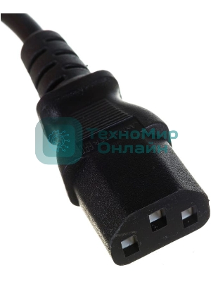 Шнур питания Lanmaster С13-C20, 3х0.75, 220В, 10А, черный, 2 метра