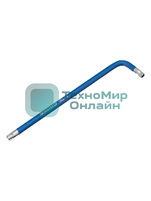 Набор ключей Gross 16402 имбусовых torx-tt 9шт: t10-t50 магнит s2 экстра-длин. хром/краска