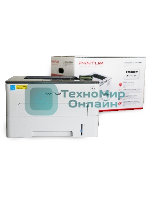 Принтер лазерный Pantum P3010DW, A4, ч/б, печ. до 30 стр/мин., 1200 x 1200 dpi, USB, RJ-45, Wi-Fi, NFC, проектная модель