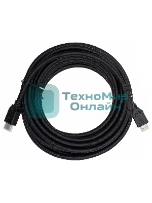 Кабель аудио-видео Cactus CS-HDMI.2-7 HDMI (m)/HDMI (m) 7м. позолоченные контакты черный