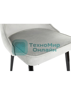 Стул для дома Бюрократ CH-K4_2 комплект 2 шт св. серый Holland 09 металл черный на ножках