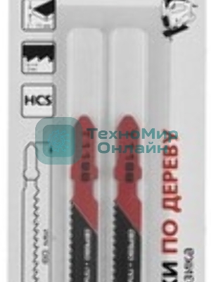 Пилка для лобзика Haммerflex 204-107 JG WD-PL T119B (2pcs) мягк.др\пл, 67мм, шаг 1.9-2.3, HCS, 2шт