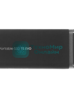 Внешний SSD Samsung T5 EVO, 4TB, USB 3.2 Gen 1 Type-C, R/W 460/460, черный