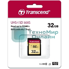 Флеш карта SD 32GB Transcend SDНC UHS-I U1, MLC