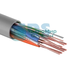 Кабель UTP Rexant 4PR 24AWG, CU (медь), cat.5e, 100 МГц, PVC, серый, бухта 50 м