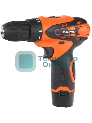 Дрель-шуруповерт Patriot BR 114Li THE ONE, 12 В, 2 Ач, 30 Нм, щеточный