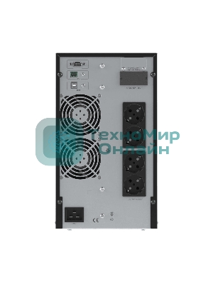 Источник бесперебойного питания Онлайн ИБП 3кВ.А 8х7А.ч Schuko (4) DKC SMALLT3A10S