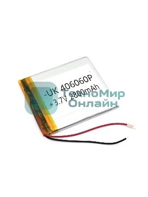 Аккумулятор Li-Pol (батарея) 4x60x60мм 2pin 3.7V/2800mAh