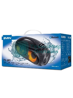 Мобильные колонки SVEN PS-380 2.0 черный