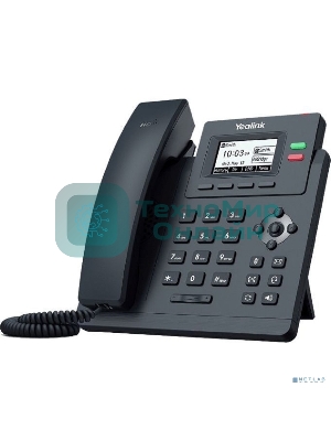 Телефон SIP Yealink SIP-T31P WITHOUT PSU черный (без БП)