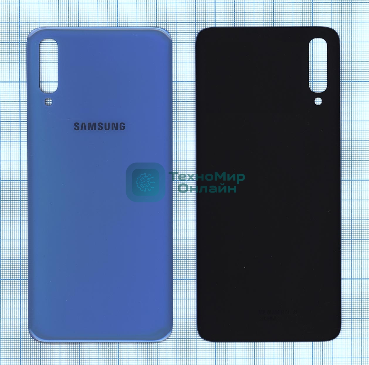 Задняя крышка для Samsung A705F Galaxy A70 (2019) синий