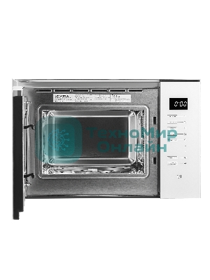 Встраиваемая микроволновая печь Maunfeld MBMO925SGW09 белый, 25 л, 900 Вт, переключатели - сенсор