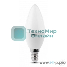 Лампа светодиодная LED Gauss 8Вт E14 220В 4100К Elementary свеча 33128