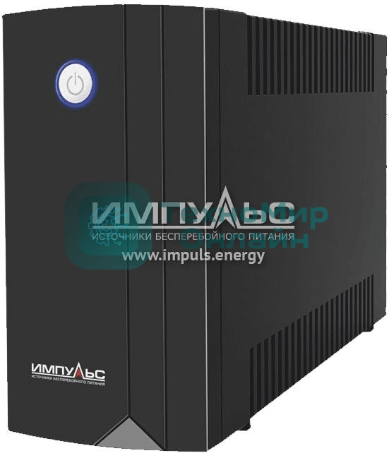 Источник бесперебойного питания Импульс Юниор 650 650 ВА/360 Вт, LED, АКБ 1х5А·ч, IEC-C13x4,черный 00-КБ001548