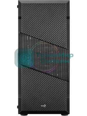 Компьютерный корпус Aerocool/Formula Menace Saturn FRGB-G-BK-v1 черный без БП ATX 4x120мм 2xUSB2.0 1xUSB3.0 audio bott PSU