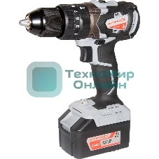 Дрель-шуруповерт ИНТЕРСКОЛ ДАУ-13/18В, 18 В, 2 Ач, 60 Нм, бесщеточный, ударный