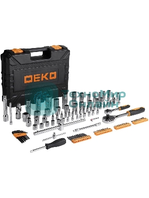 Набор инструментов Deko DKAT121 121 предмет (жесткий кейс)