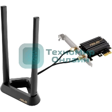 Сетевой адаптер Wi-Fi + Bluetooth Asus PCE-AXE59BT AX2400 PCI Express x1 2ант.