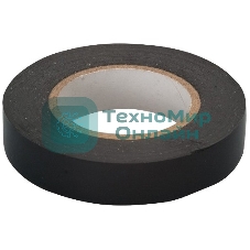 Изолента Сибртех ПВХ, 19 мм х 20 м, 180 мкм, черная