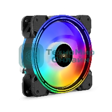 Вентилятор для корпуса ExeGate EX12025HM3PM.FRGb.7O5CSU черный, 120 мм, 1200 об/мин, 24 дБ, 3 pin