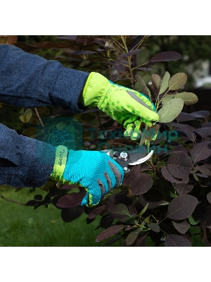 Перчатки садовые Luxe Palisad на липучке, силиконовое нанесение, размер 9