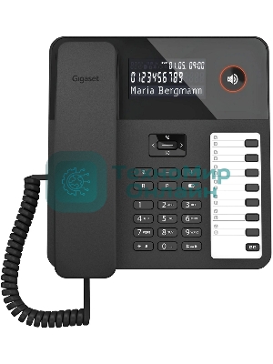 Телефон проводной Gigaset DESK600 черный