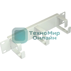 Кабельный органайзер вертикальный Lanmaster TWT-CBW10-ORG-1U-GY кольца 1U шир.:10