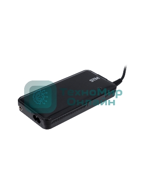 Адаптер для ноутбуков STM Dual DLU90, 90W, EU AC power cord& Car Cigaratte Plug, USB(2.1A)