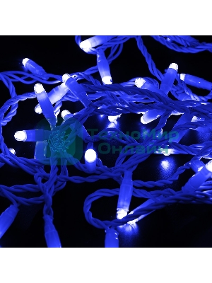 Гирлянда Neon-night Нить 10м, с эффектом мерцания, белый ПВХ, 230В, Синий