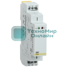 Импульсное реле ORM 1 контактакт 12-240 В AC/DC IEK ONI