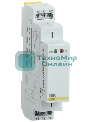 Импульсное реле ORM 1 контактакт 12-240 В AC/DC IEK ONI
