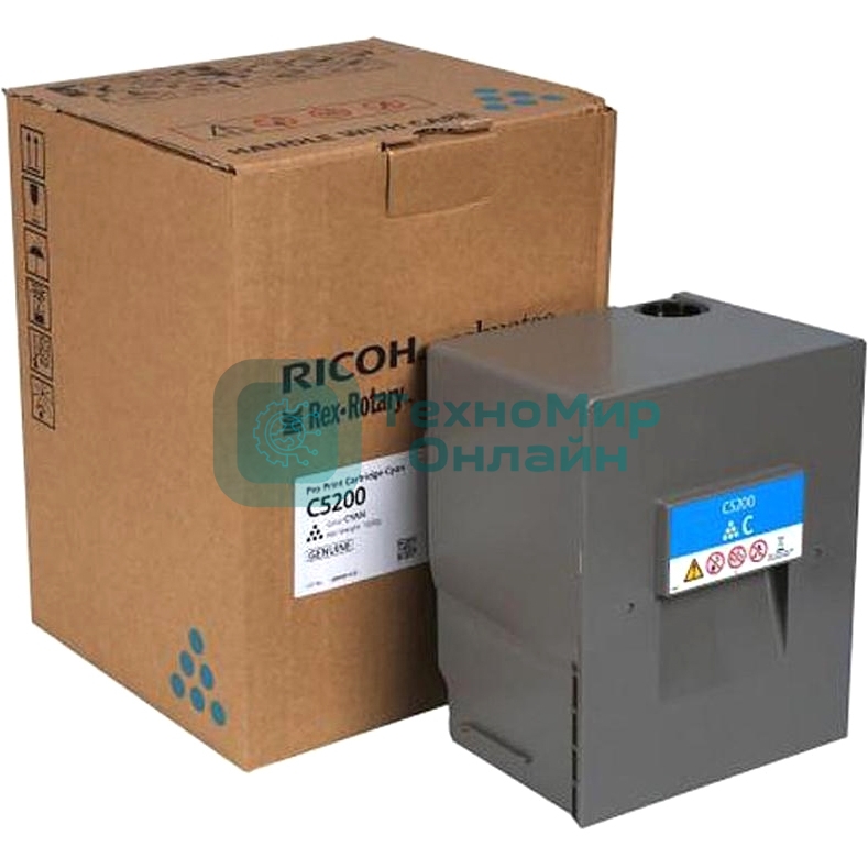 Картридж лазерный тип C5200 Pro голубой C5200S/C5210S 828429